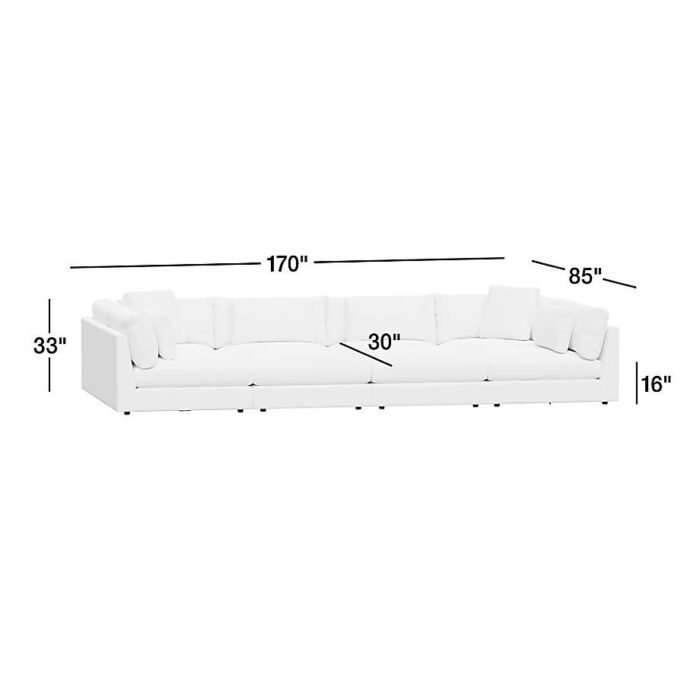 Monterey Modular 6-Piece Pit Sectional Sofa