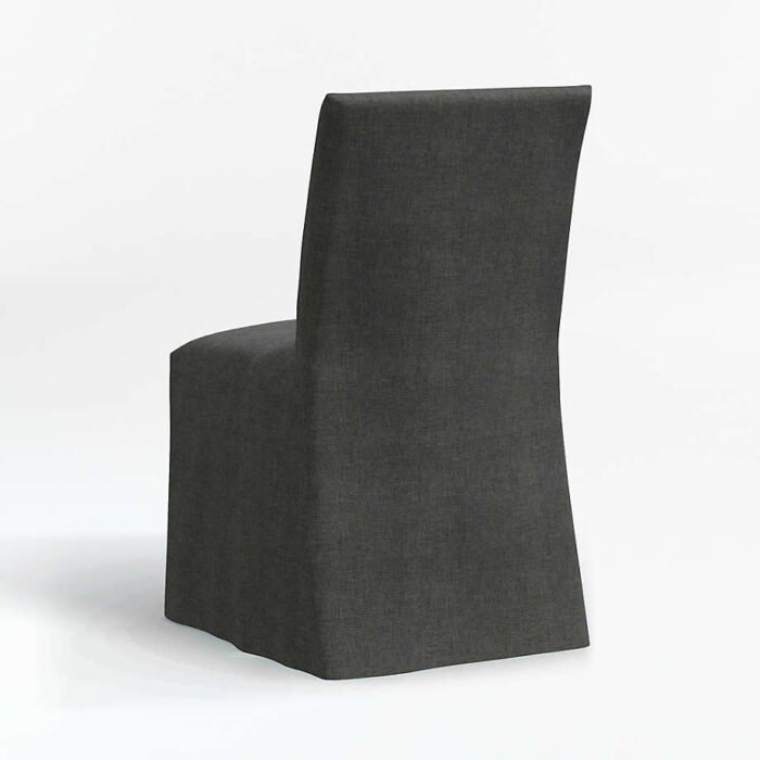 Addison Charcoal Slipcover Dining Chair