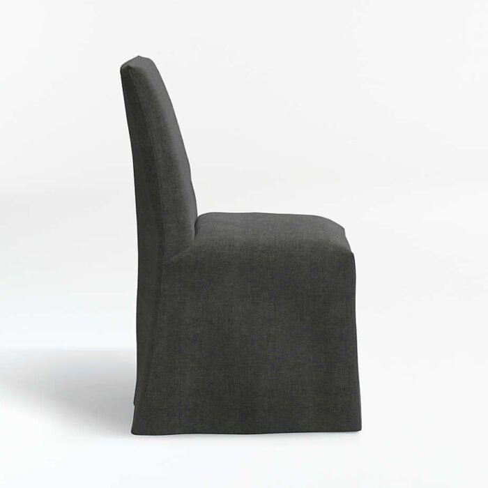 Addison Charcoal Slipcover Dining Chair