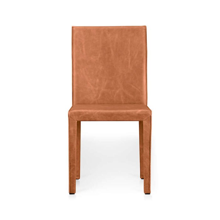 Folio Whiskey Top-Grain Leather Dining Chair