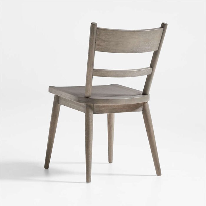 Arno Warm Grey Wood Side Chair