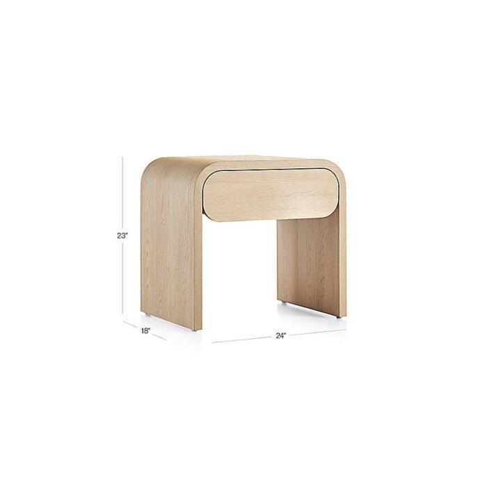 Cortez Natural Floating Nightstand by Leanne Ford