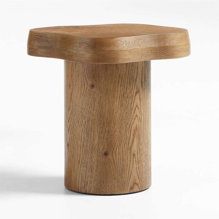 Winslow Oak Wood Side Table by Jake Arnold