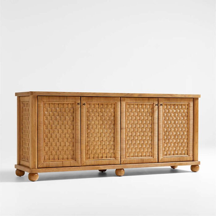 Carlyle Wood Storage Media Console by Jake Arnold