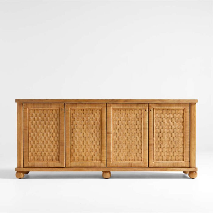 Carlyle Wood Storage Media Console by Jake Arnold