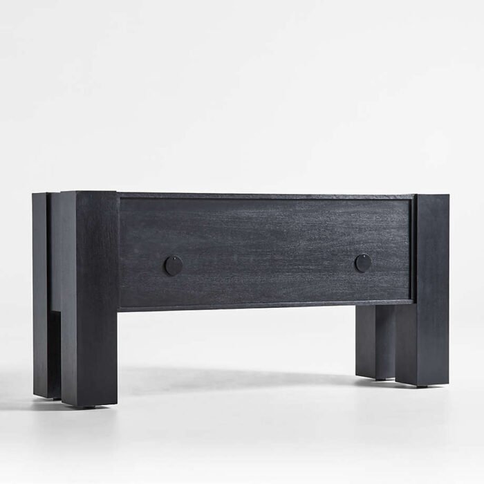 Sobro Black Wood Sideboard