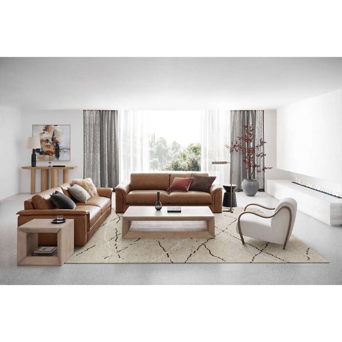 Wythe 78" Leather Apartment Sofa