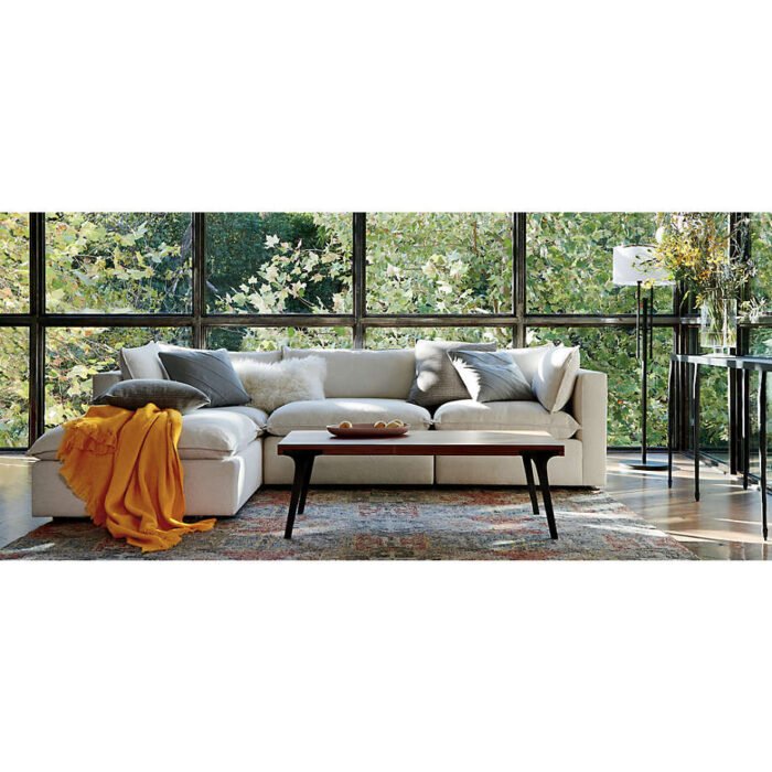 Lotus 5-Piece Sectional Sofa with Ottomans