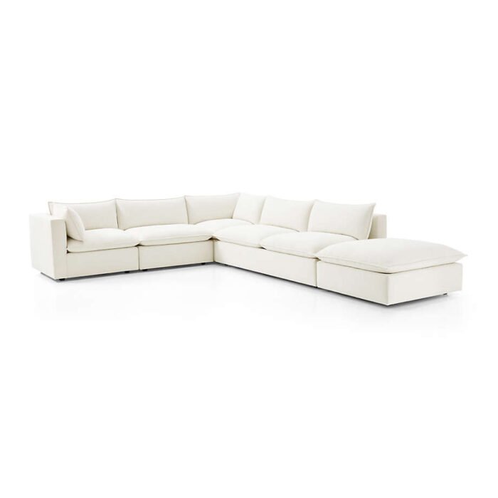 Lotus Deep Modular 5-Piece Sectional Sofa