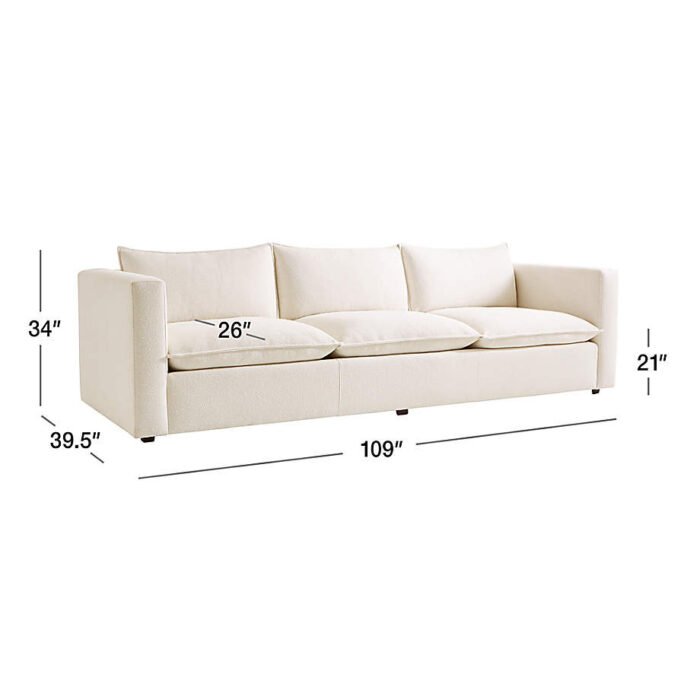 Lotus Deep Grande Sofa 109"