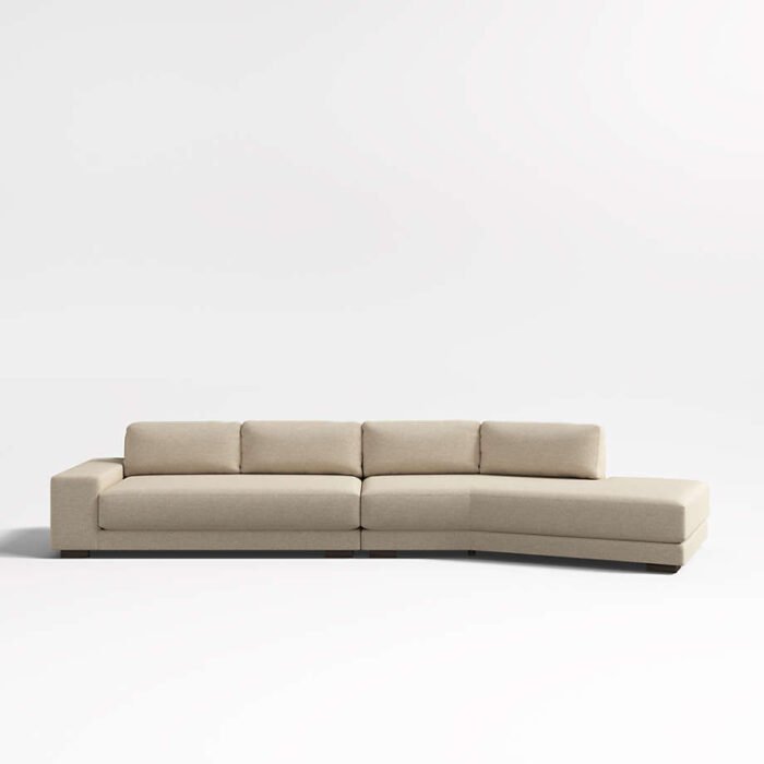 Horizon 2-Piece Sectional Sofa with Right-Arm Angled Chaise