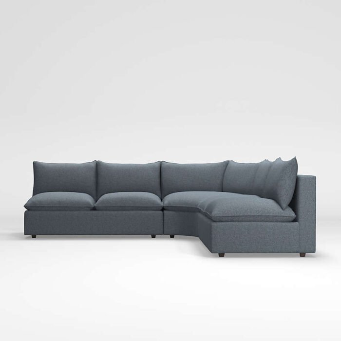 Lotus 3-Piece Wedge Sectional Sofa