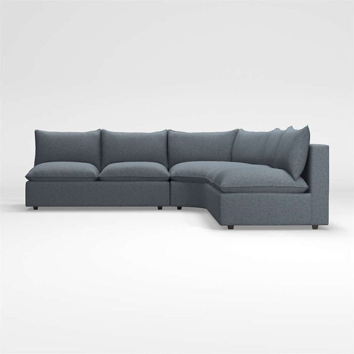 Lotus 3-Piece Wedge Sectional Sofa