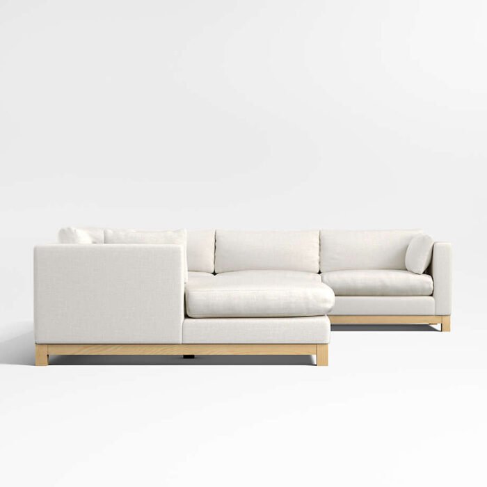 Pacific Wood 4-Piece L-Shaped Sectional Sofa