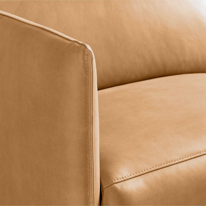 Leisure Power Recliner Leather Sofa 84"