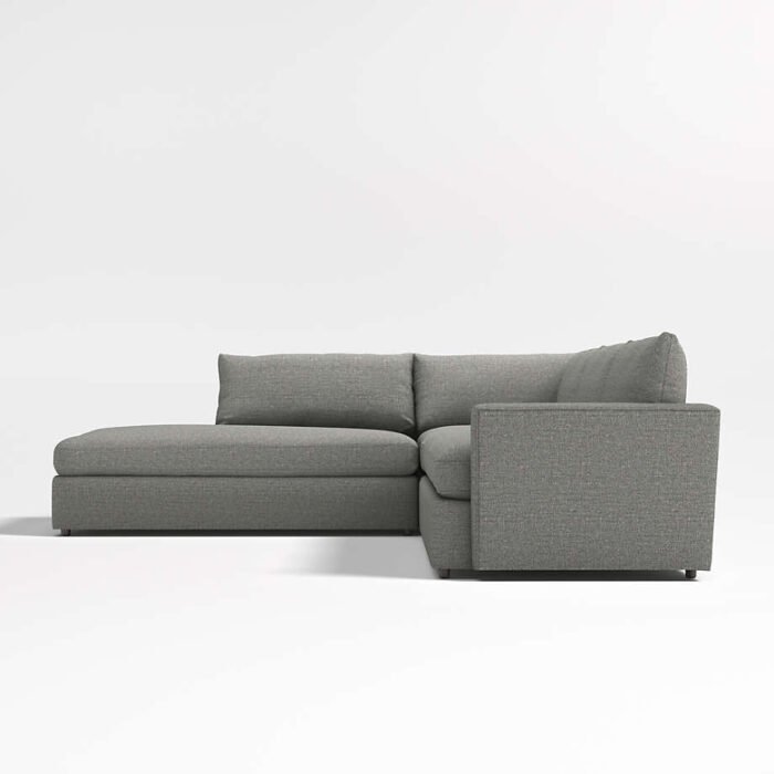 Lounge 3-Piece Left-Arm Bumper Sectional Sofa