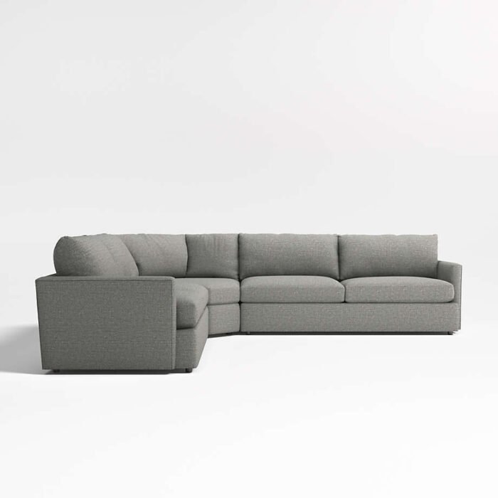 Lounge 3-Piece L-Shaped Sectional Sofa