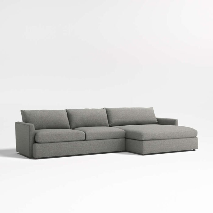 Lounge 2-Piece Right-Arm Extra Wide Chaise Sectional Sofa