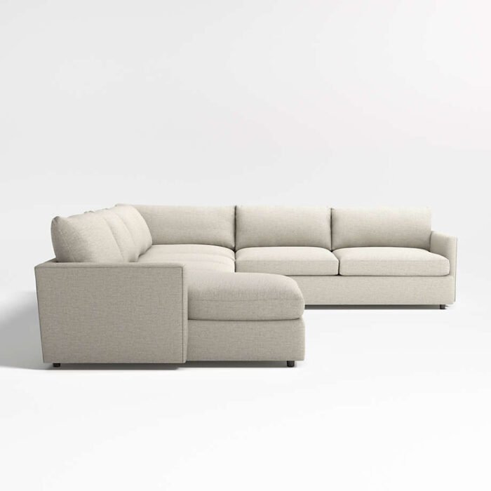 Lounge Deep 4-Piece Corner Sectional with Chaise Lounge