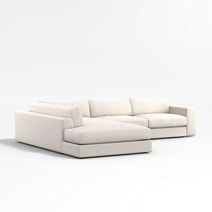 Oceanside Low 2-Piece Left-Arm Bumper Sectional Sofa