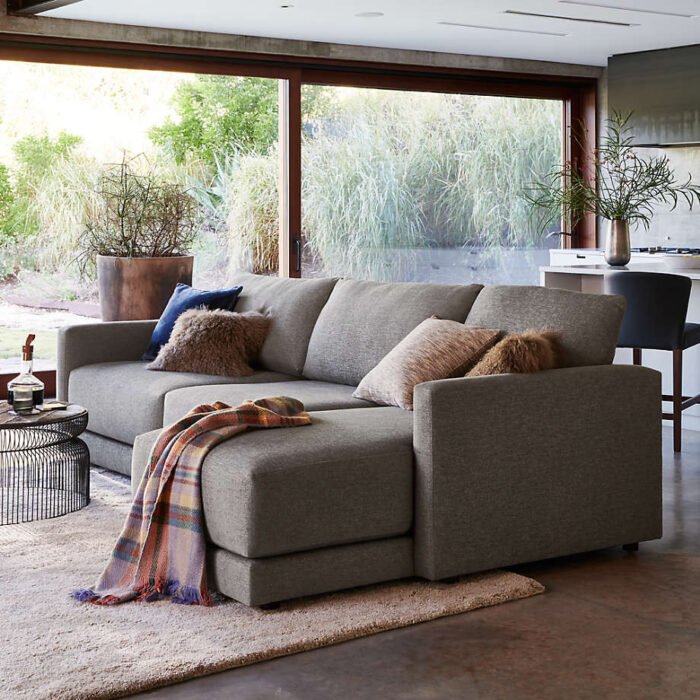 Gather Deep 3-Piece L-Shaped Bench Sectional Sofa