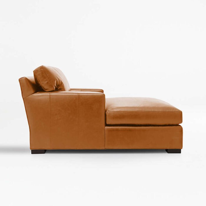 Axis Leather Chaise Lounge