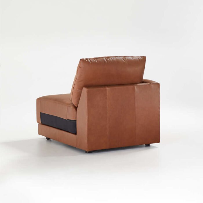 Gather Leather Left-Arm Chair