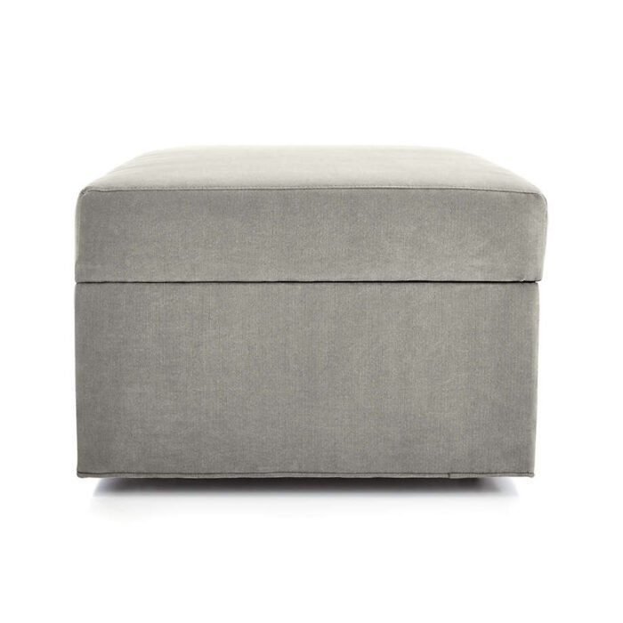 Axis Storage Ottoman with Tray and Casters