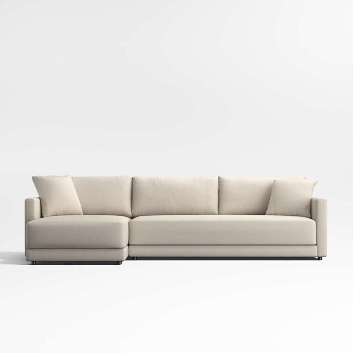 Gather Deep 2-Piece Left-Arm Extra Wide Chaise Sectional Sofa