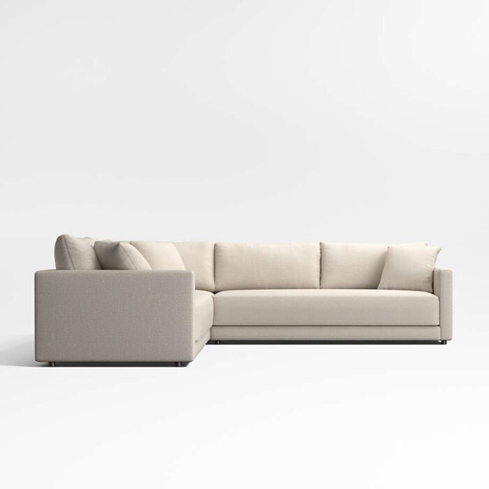 Gather Deep 3-Piece L-Shaped Bench Sectional Sofa