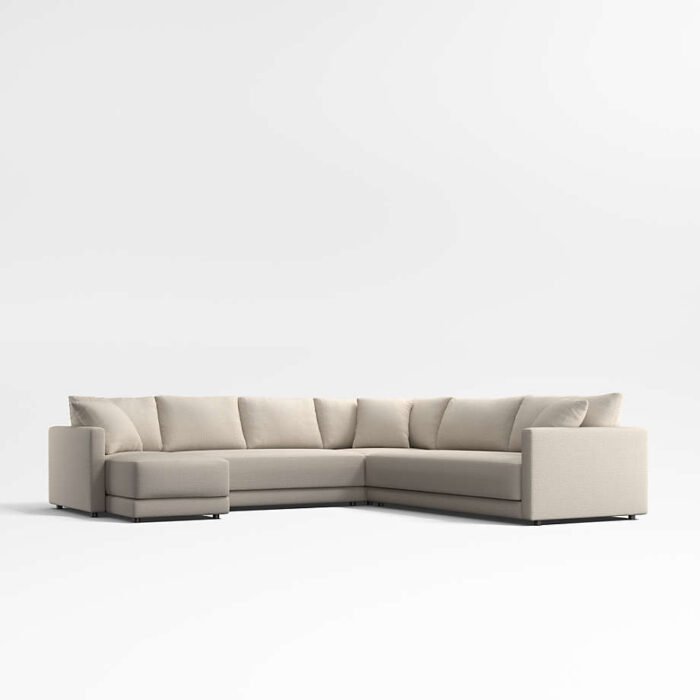 Gather Deep 4-Piece U-Shaped Bench Sectional Sofa