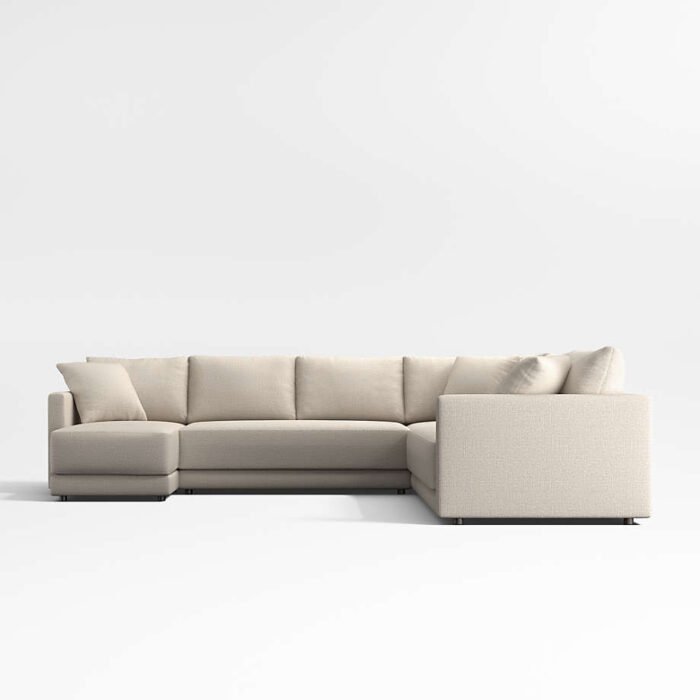 Gather Deep 4-Piece U-Shaped Bench Sectional Sofa