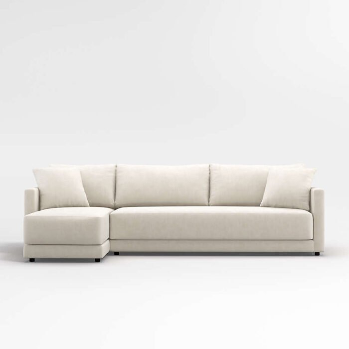 Gather 2-Piece Chaise Bench Sectional Sofa