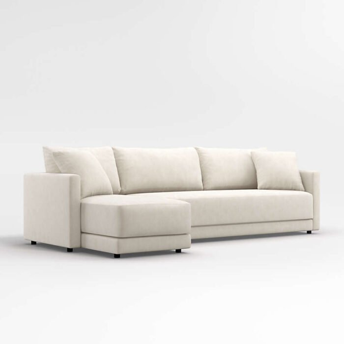 Gather 2-Piece Chaise Bench Sectional Sofa