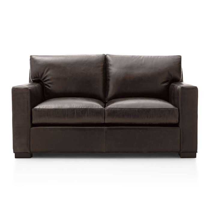 Axis Leather Loveseat