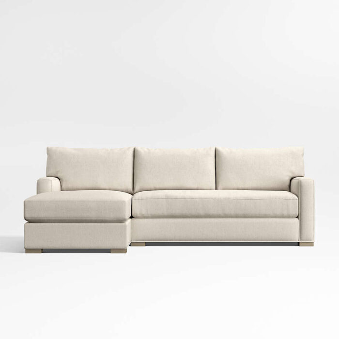 Axis Classic 2-Piece Bench Sectional Sofa with Chaise