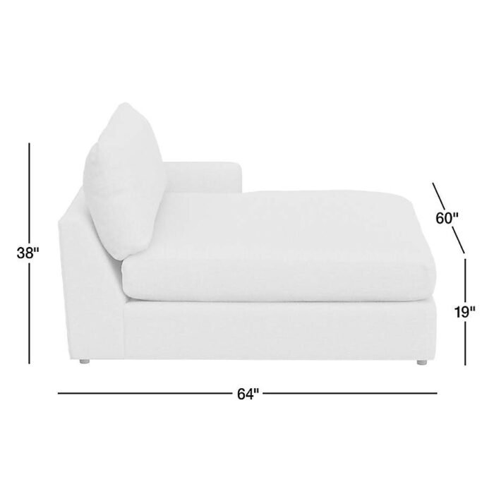 Lounge Classic Right-Arm Extra Wide Chaise Lounge