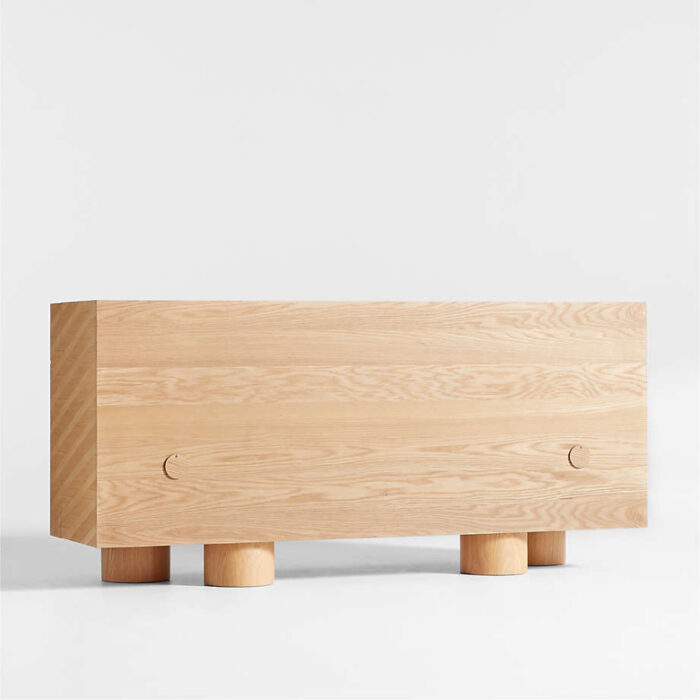 Raya Natural Wood Sideboard Cabinet