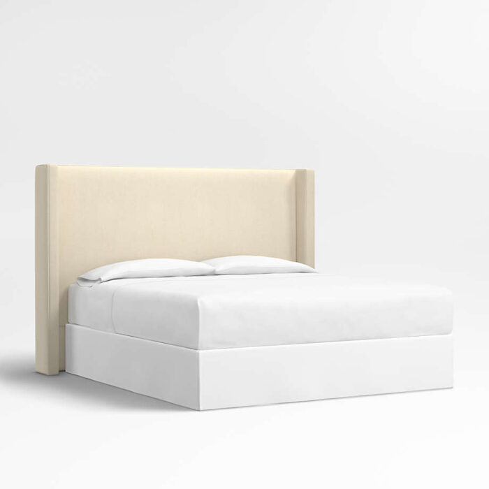 Arden 60" Ivory Upholstered King Headboard