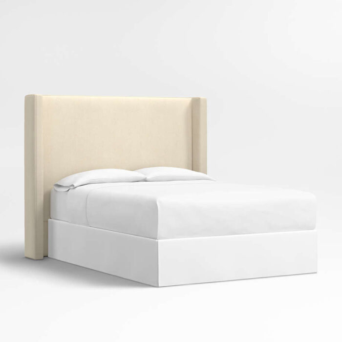 Arden 60" Ivory Upholstered King Headboard