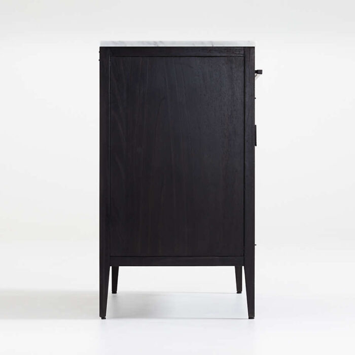 Enzo Small Bar Cabinet with Marble Top