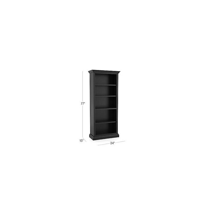 Cameo Bruno Black Open Bookcase