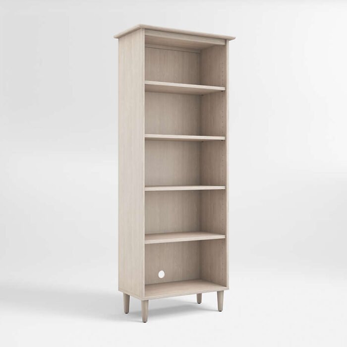 Kendall Pickled Oak Bookcase