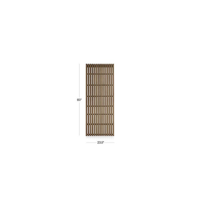 Batten Brown Oak 24" Back Storage Slatwall Panel