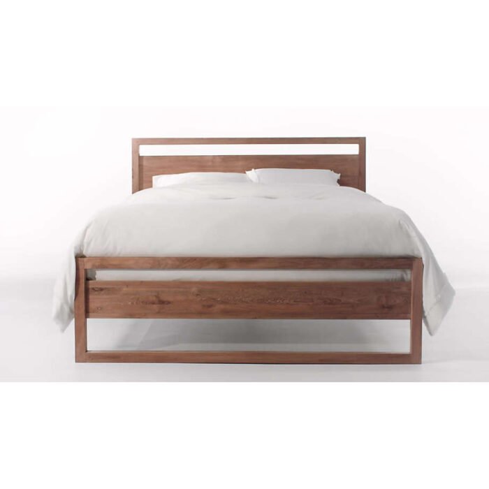 Linea Natural Teak Wood King Bed