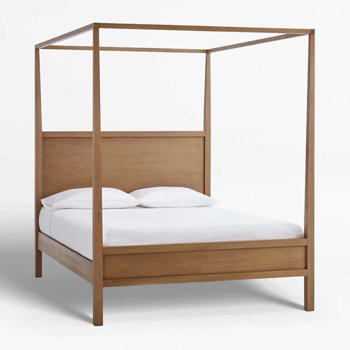 Keane Driftwood Queen Canopy Bed