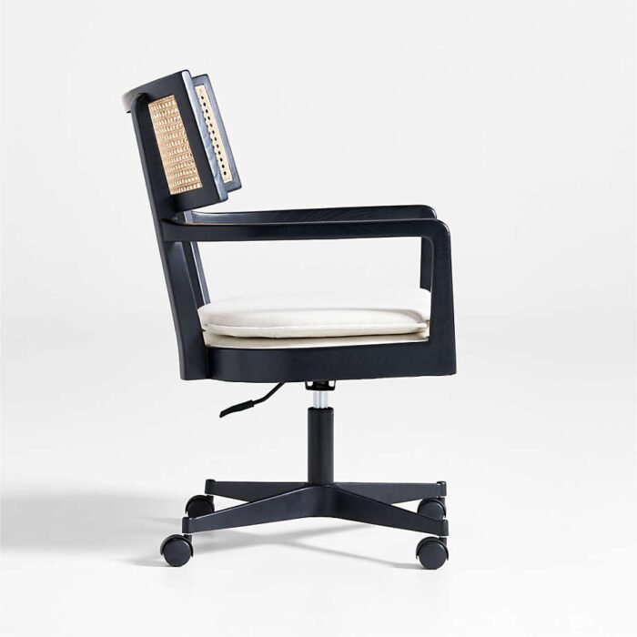 Libby Natural Cane Desk Chair