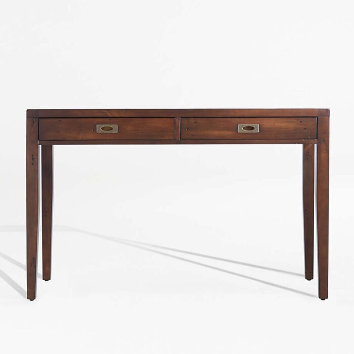 Morris 48" Chocolate Brown Writing Desk