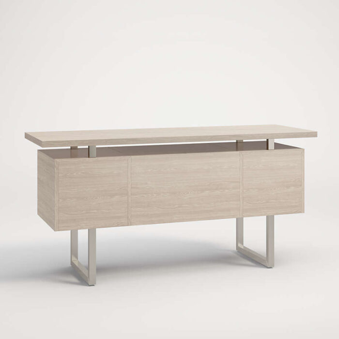 Clybourn Pickled Oak Executive Desk