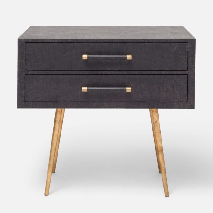 Alene Faux-Linen Nightstand